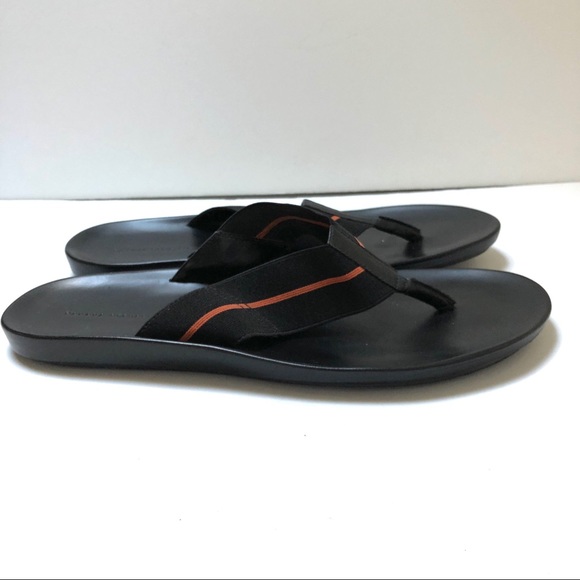 banana republic men's leather flip flops
